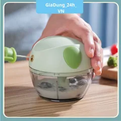 Máy Xay Mini DIDOOGLT Hình Heo - Máy Xay Tỏi Ớt Cầm Tay Đa Năng GiaDUng24h VN