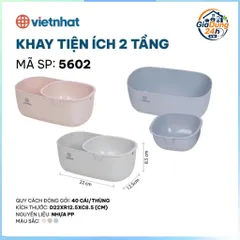[HOT] Hộp Đựng Đồ Ăn Vặt 2 Lớp LEMON Tết 2026,Rổ Đựng Trái Cây,Hướng Dương Nhỏ Gọn 2 Tầng,Thoát Nước 5602
