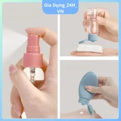 Bộ chiết mỹ phẩm - Set chiết 11 món, tái sử dụng, nhỏ gọn tiện lợi khi đi du lịch