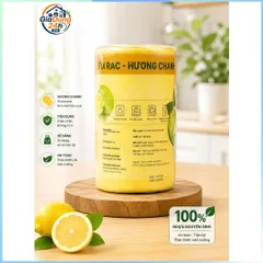 Combo 3 Cuộn 150 Túi Rác Loại 1 Hương Ngải, Oải, Chanh Khử Mùi Đuổi Côn Trùng Có Dây Rút 45x50cm
