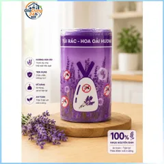 Combo 3 Cuộn 150 Túi Rác Loại 1 Hương Ngải, Oải, Chanh Khử Mùi Đuổi Côn Trùng Có Dây Rút 45x50cm