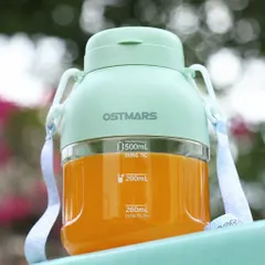Máy Xay Sinh Tố Ostmars Cầm Tay Tích Điện, Máy Xay Mini Cầm Tay Dung Tích 500ml Đa Năng