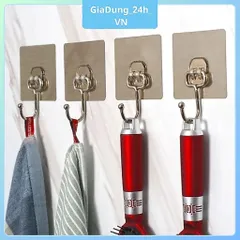 COMBO 10,20,30 Móc Dán Tường Chịu Lực Inox 304, Móc Treo Tường Siêu Dính Treo Đồ Đa Năng Quần Áo Tiện Ích