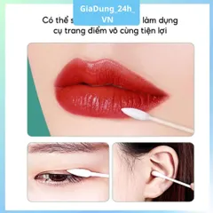 (Combo 3 ) Hộp 500 Tăm Bông Thân Gỗ Ngoáy Tai Người Lớn 2 Đầu Vệ Sinh Tai Đa Năng An Toàn Tiện Lợi- GiaDung24hvn