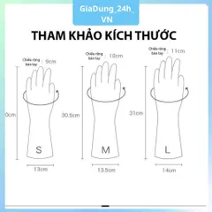 COMBO 10 đôi Găng tay cao su ngắn có hình hươu siêu dai, găng tay rửa chén, găng tay nấu bếp