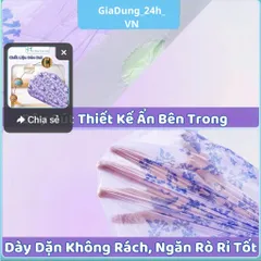 Combo 3 Cuộn 150 Túi Rác Loại 1 Oải Hương Khử Mùi Đuổi Côn Trùng Có Dây Rút 45x50cm