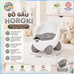 Bô Gấu Vệ Sinh Cho Bé Hokori Cái Bô Có Nắp Cho Bé Trai Bé Gái Từ 6 Tháng Đến 4 Tuổi 5458 - Việt Nhật Plastic HN
