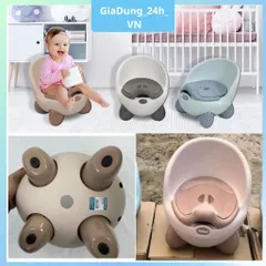 Bô Gấu Vệ Sinh Cho Bé Hokori Cái Bô Có Nắp Cho Bé Trai Bé Gái Từ 6 Tháng Đến 4 Tuổi 5458 - Việt Nhật Plastic HN