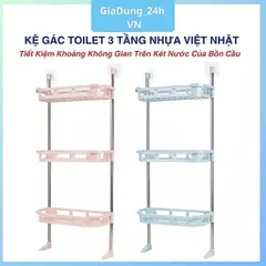 [Việt Nhật] Kệ Gác Toilet 3 Tầng Kệ Phòng Tắm Việt Nhật Cao Cấp, Kệ Để Đồ Gắn Tường Tiện Dụng, Tiết Kiệm Diện Tích, Tiện