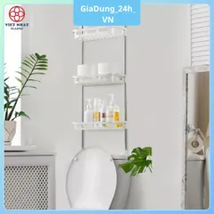 [Việt Nhật] Kệ Gác Toilet 3 Tầng Kệ Phòng Tắm Việt Nhật Cao Cấp, Kệ Để Đồ Gắn Tường Tiện Dụng, Tiết Kiệm Diện Tích, Tiện