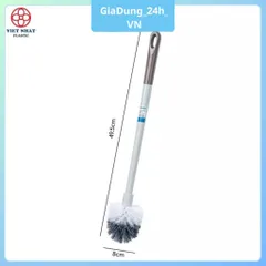 Cọ Nhà Vệ Sinh, Cọ Bồn Cầu Dạng Tròn Hai Màu Tiện Lợi 5854 Nhựa Việt Nhật