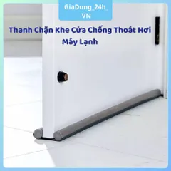 Ron PVC  Chặn Khe Cửa Đa Năng Dài 100cm, Thanh Dán Cửa, Miếng PVC Chặn Đi Hơi Máy Lạnh, Chống Bụi,Chống Ồn