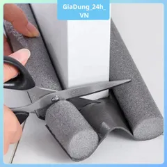 Ron PVC  Chặn Khe Cửa Đa Năng Dài 100cm, Thanh Dán Cửa, Miếng PVC Chặn Đi Hơi Máy Lạnh, Chống Bụi,Chống Ồn