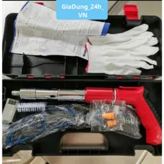 Máy bắn đinh Kapusi S4 cao cấp chất liệu thép chống rỉ, hộp đầy đủ phụ kiện tặng 100 đinh- GiaDung24hVn