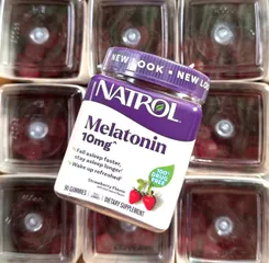 [ Hàng Mỹ ] Kẹo dẻo ngủ ngon Natrol  Gummies 10mg 90 v