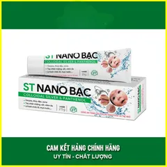 ST Nano Bạc hỗ trợ làm sạch da, kháng khuẩn, tái tạo da (25g) 