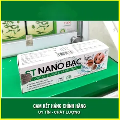 ST Nano Bạc hỗ trợ làm sạch da, kháng khuẩn, tái tạo da (25g) 