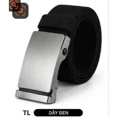 Thắt lưng canvas cao cấp khóa tự động