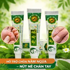 (xanh lá) - Kem bôi da thảo dược – Dưỡng ẩm, mềm da, giảm khô nứt tay chân, các vấn dề về da liễu