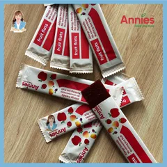 Thanh trái cây sấy dẻo táo & dâu tây New Zealand Annie’s Apple & Strawberry Fruit Flats 8 thanh x 10g
