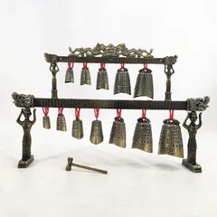 Chuông gió 2 tầng gội dưỡng sinh spa chuông loại 1. Phụ kiện gội đầu dưỡng sinh, âm thanh thư giãn