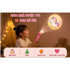 ĐÈN CHIẾU HÌNH HOẠT HÌNH CHO BÉ – VỪA HỌC VỪA CHƠI SIÊU THÚ VỊ.