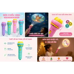 ĐÈN CHIẾU HÌNH HOẠT HÌNH CHO BÉ – VỪA HỌC VỪA CHƠI SIÊU THÚ VỊ.