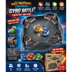 HOT TREND – ĐẤU TRƯỜNG CON QUAY GYRO BATTLE CHO BÉ