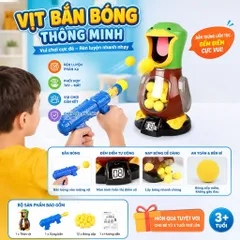 Vịt Bắn Bóng Tính Điểm Tự Động – Đồ Chơi Vận Động Giúp Bé Rèn Phản Xạ