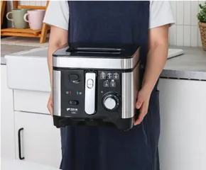 NỒI CHIÊN NGẬP DẦU HÀN QUỐC KITCHENART 3L - LÒNG THÁO RỜI