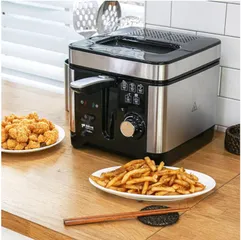 NỒI CHIÊN NGẬP DẦU HÀN QUỐC KITCHENART 3L - LÒNG THÁO RỜI