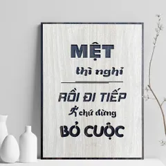 Tranh gỗ decor truyền cảm hứng 