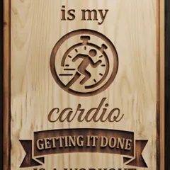 [DEADLINE IS MY CARDIO – CHẠY DEADLINE CŨNG LÀ MỘT DẠNG TẬP THỂ DỤC! 🏃💨😂 tranh gỗ