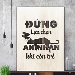 Tranh gỗ, tranh để bàn kích thước 10x15cm nhiều mẫu