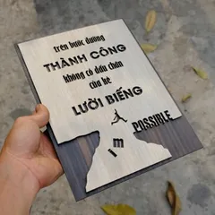 Tranh động lực treo tường handmade 