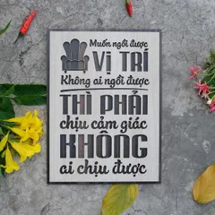 Tranh gỗ decor truyền cảm hứng 