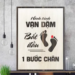 Tranh gỗ decor truyền cảm hứng 