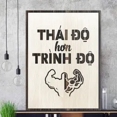 Tranh gỗ decor truyền cảm hứng