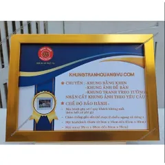 Khung bằng khen (A4 kích thước 21×30) và nhiều loại nữa