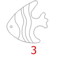 Cá gỗ tô màu x 20 con  trang trí và hình tô màu luyện vẽ sáng tạo cho trẻ em