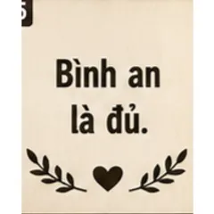 Tranh gỗ 3D cắt lớp –   bình an là đủ