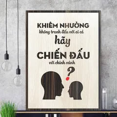 Tranh gỗ decor truyền cảm hứng 