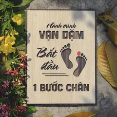 Tranh gỗ decor truyền cảm hứng
