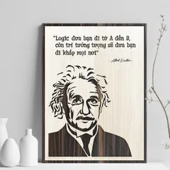 Tranh gỗ 3D cắt lớp – Logic đưa bạn từ A đến B, còn trí tưởng tượng đưa bạn đi khắp mọi nơi 