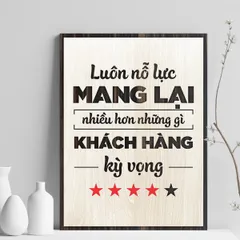 Tranh gỗ 3D cắt lớp – luôn nỗ lực mang lại nhiều hơn những gì khách hàng kì vọng Khách hàng không chỉ muốn một sản phẩm