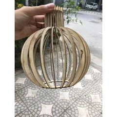 Đèn gỗ dáng củ tỏi  đèn thả trần và nhiều đèn nữa