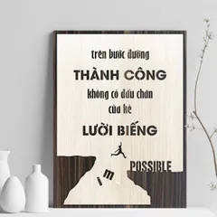Tranh gỗ decor truyền cảm hứng 