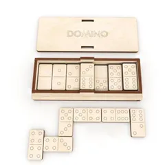 Bộ cờ Dominoes 28 quân gỗ | Domino tô màu