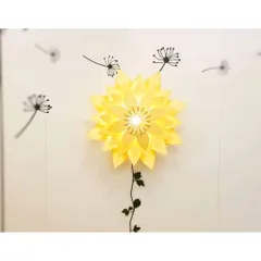 Đèn gỗ hoa sen DIY- Đèn thả trần trang trí Decor nội thất, nhà hàng, cửa hàng, quán Cafe, resort