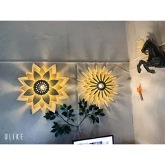 Đèn gỗ hoa sen DIY- Đèn thả trần trang trí Decor nội thất, nhà hàng, cửa hàng, quán Cafe, resort